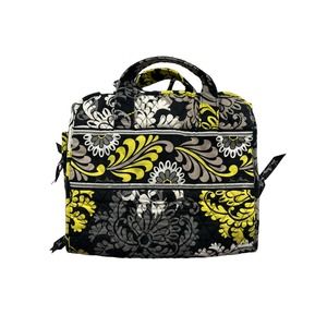 Vera Bradley Black White Yellow Accessories Travel Bag